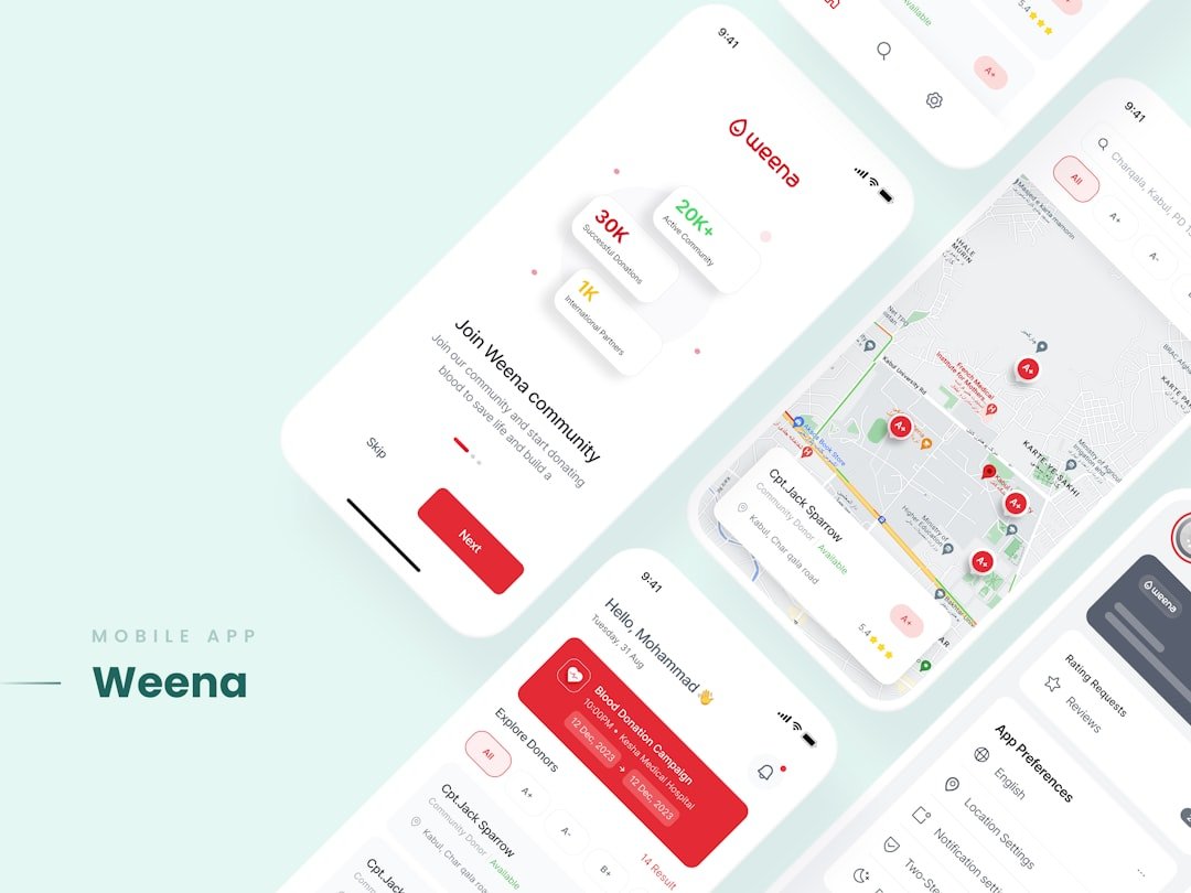 Mastering the First Impression: Your intriguing post title goes here mobile-app-interface-design-with-map-and-social-feed-noy38cjyzaa